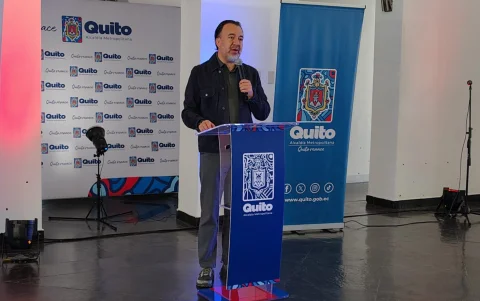 Pabel Muñoz durante un encuentro con los medios de comunicación este 7 de julio de 2026.