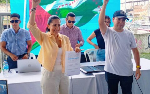 El pasado 28 de junio Luisa González inscribió su precandidatura por el movimiento Amigo