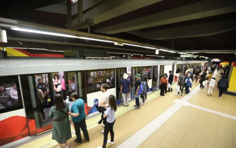 Imagen referencial. Este 17 de agosto los usuarios fueron evacuados en la estación San Francisco.