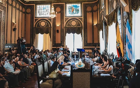 Salón del Concejo de Guayaquil.