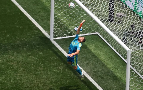 Unai Simón, notable arquero español del Mundial 2026.