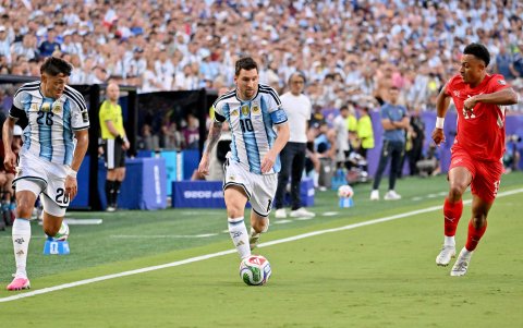 Lionel Messi lideró a la selección de Argentina.