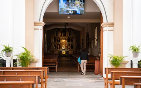 La iglesia San Pedro tiene elementos estructurales que datan del siglo XVII.