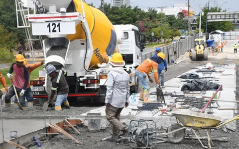 El primer cuerpo del paso elevado de la avenida del Bombero entrará en funcionamiento el 20 de julio y permitirá una nueva circulación en Los Ceibos.