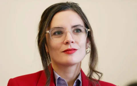 La exministra secretaria general del Gobierno de Chile, Camila Vallejo.