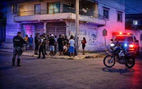En este lugar fue asesinado el joven estudiante cuando salió de su jornada de clases