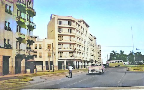 Avenida Olmedo, año 1950.