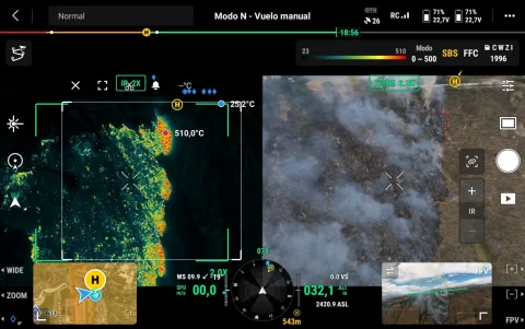 El monitoreo continuará para prevenir la reactivación del incendio forestal en Yaruquí.