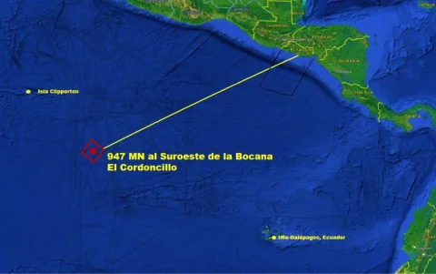 La Marina interceptó una lancha en el Pacífico y decomisó droga valorada en $34 millones.