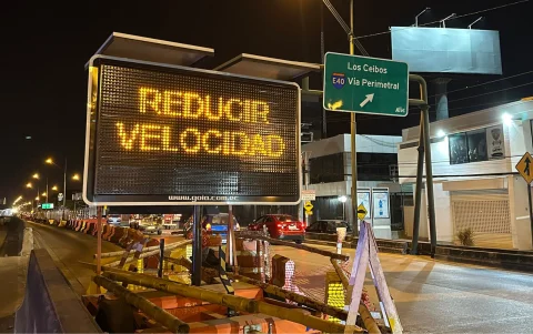 La noche previa a la inauguración, el personal ejecutó los últimos ajustes en la infraestructura para habilitarla al tránsito.