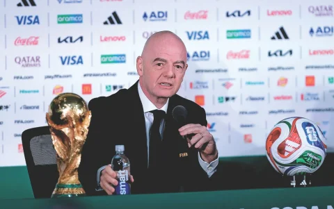 Gianni Infantino, presidente de la FIFA.