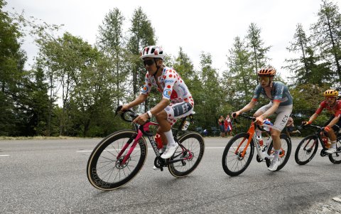 Richard Carapaz es el rey de la montaña del Tour de Francia.