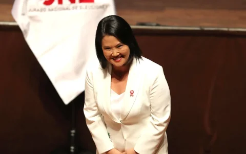 Fotografía de archivo de la presidenta electa de Perú, Keiko Fujimori.