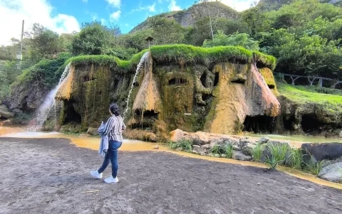 Los sitios geológicos  dentro del parque volcán Tungurahua.