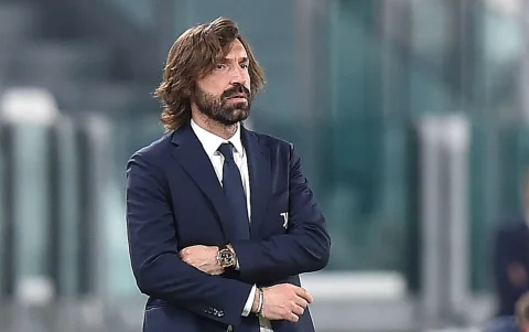 El exentrenaor del Juventus de Turín Andrea Pirlo durante un partido de la Serie A entre el Juventus FC y el AC Milan en el Allianz Stadium.