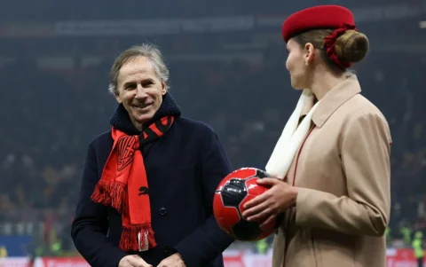 Fotografía del 15 de diciembre de 2024, en la que se observa a Franco Baresi, durante la celebración del 125º aniversario del AC Milan.