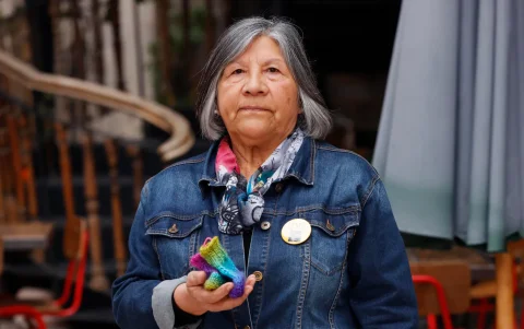 Amelia Flores, secretaria de la organización de apoyo para víctimas de adopciones forzadas y tráfico de niños en Chile, 'Hijos y Madres del Silencio'.