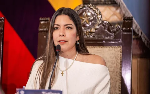 Tatiana Coronel, alcaldesa subrogante de Guayaquil.