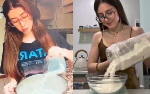 @galitaari comparó antiguos videos suyos con publicaciones de Roro para señalar presuntas similitudes.