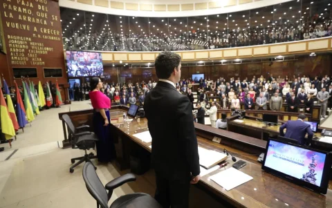 Esteban Torres participó en la sesión solemne por la gesta libertaria de 1809.