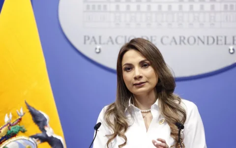 Carolina Jaramillo fue la primera y única portavoz de Carondelet desde la creación de ese cargo.