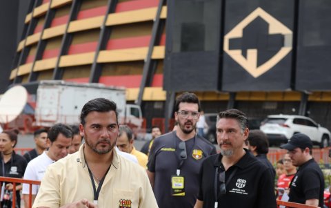 Miguel Montalvo (d) asumirá la presidencia de Barcelona SC.