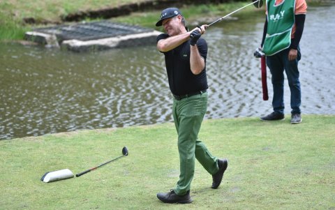 Tancredo Corral fue uno de los 120 golfistas que demostraron su habilidad para llegar con la menor cantidad de golpes a completar el recorrido.