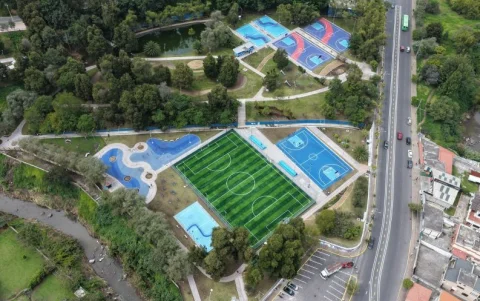 El parque metropolitano El Tingo fue renovado recientemente. Cuenta com canchas, juegos infantiles, entre otros espacios.