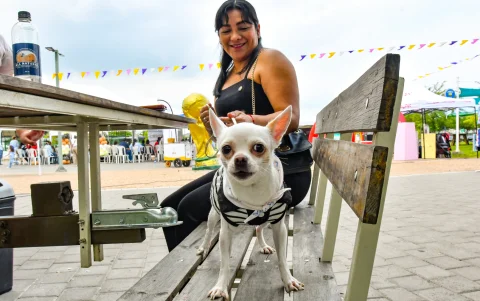 Familias llegan desde Samborondón, Guayaquil y Daule para disfrutar del parque pet friendly, de Ciudad Celeste.