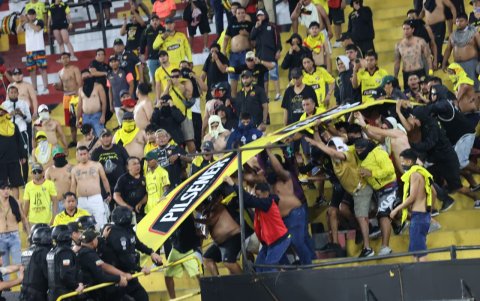 Barcelona SC reclamaron a los jugadores.