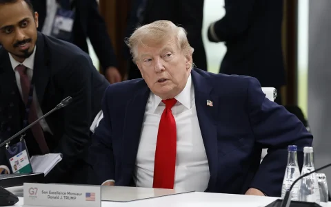 El presidente de Estados Unidos, Donald Trump.