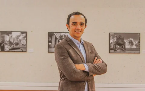 César Salamanca, alcalde de la localidad de Suba, en Bogotá.