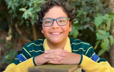 Gabriela Villarreal, de 10 años, ganó medalla de oro en las Olimpiadas del Sedem. Es parte de la Unidad Educativa Zarán, en Quito.