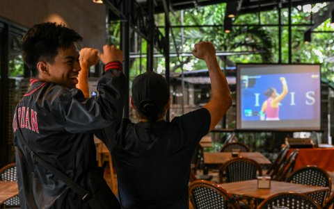 Eala ha causado que los filipinos se reúnan a ver sus partidos.