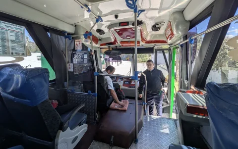 Los transportistas aseguran que la demanda en el barrio Chiviquí es baja, por lo que se debe revisar el contrato.