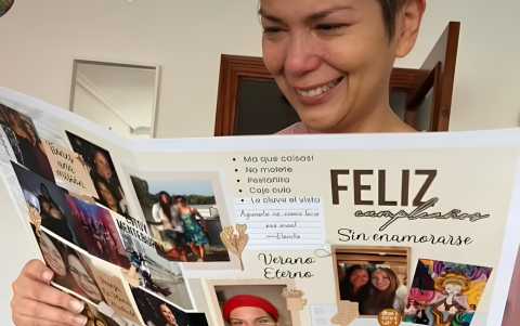 Elena Valle, cuya historia conmovió en redes sociales.