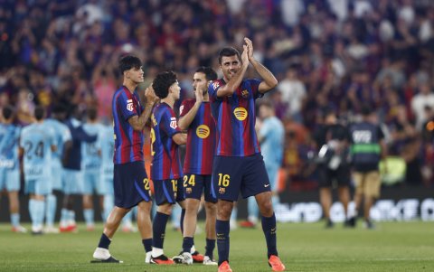 Rodri debutó en el FC Barcelona.