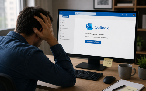 Usuarios enfrentan problemas para acceder a Outlook durante la interrupción de los servicios de Microsoft este 31 de agosto de 2026.
