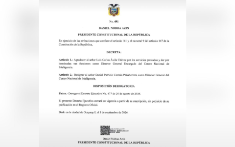 Referencial.Decreto 491 oficializa el nombramiento en el CNI.