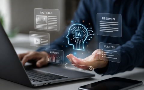 La inteligencia artificial está cambiando la forma en que las audiencias encuentran y consumen noticias, mientras los medios buscan nuevas estrategias para sostener su negocio más allá del tráfico web