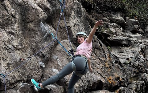 El Rodadero, en Quito, es la zona favorita para escaladores que buscan practicar en roca natural.