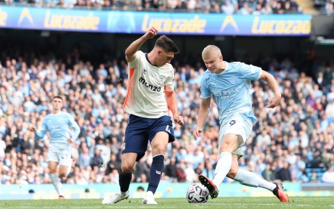 Haaland marcó el gol del triunfo de Manchester City.