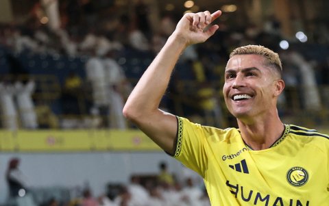 Cristiano Ronado festejó un nuevo gol en la liga de Arabia Saudita, con la camiseta de Al-Nasr-