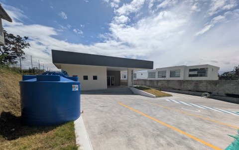La construcción de la casa comunal en el barrio San Juan Alto se hizo con los presupuestos participativos 2025-2026.