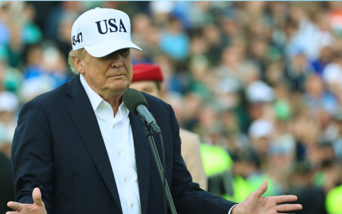 Donald Trump habló en Irlanda sobre la inteligencia artificial.