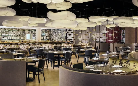 Comedor principal de Nobu Hospitality en Las Vegas.