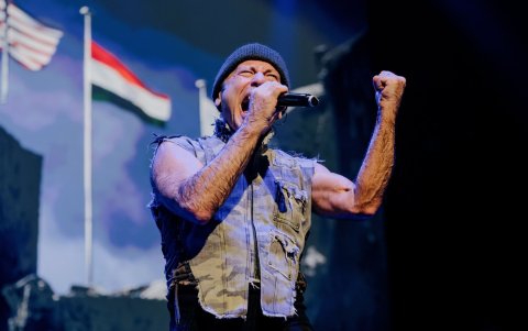 Iron Maiden en uno de sus últimos conciertos.
