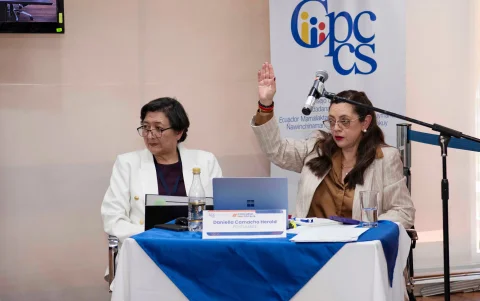 Daniella Camacho, la postulante a Fiscal General mejor puntuada en la fase de méritos, recibió el archivo de la impugnación en su contra.