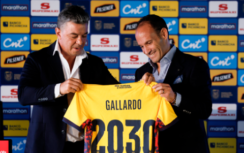 Marcelo Gallardo inicia su etapa como entrenador de la selección de Ecuador.