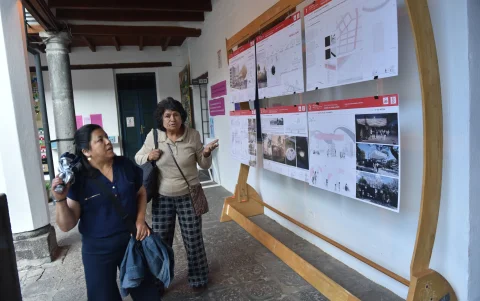 En el Museo de la Ciudad, en el centro, se exhiben las fotos de los nueve pabellones.